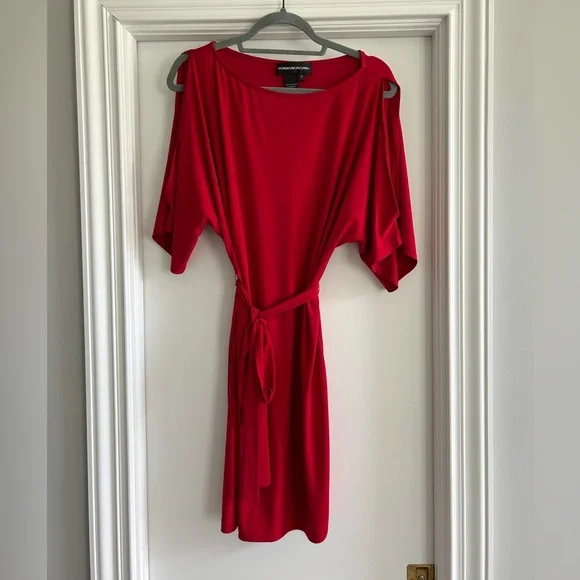 open lace back dress Donna Morgan Rita Raspberry / 0